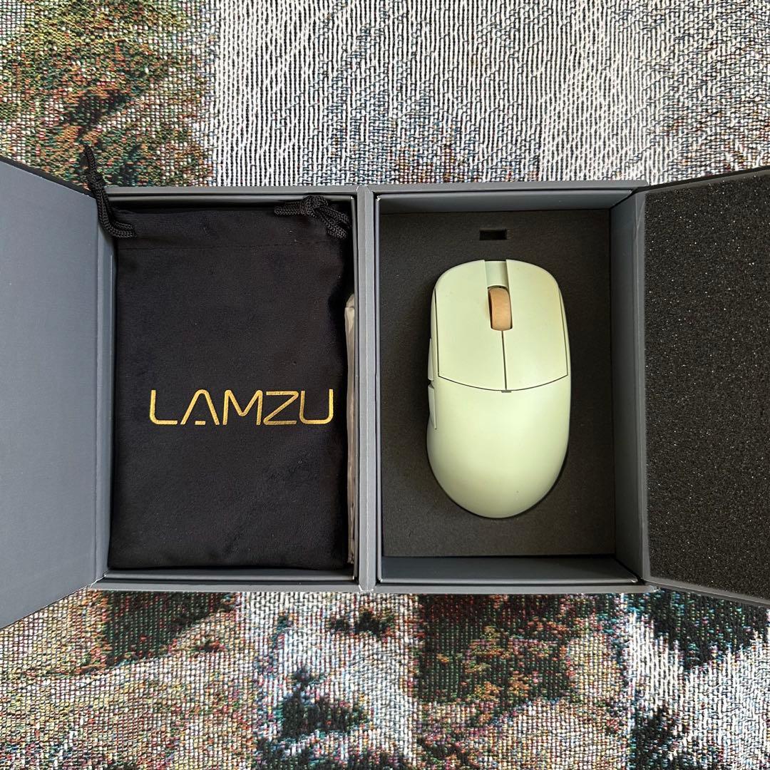 LAMZU WIRELESS MOUSE MINI PRO 本体 4Kドングル付 Amazon.com: Lamzu Atlantis Mini Pro Wireless Gaming Mouse, Ultra