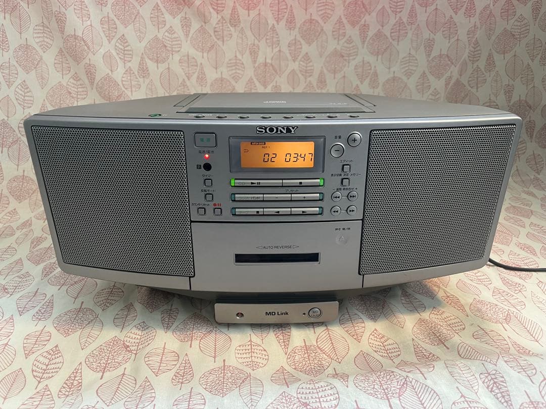 動作品】SONY ソニー CDラジカセ ZS-D5 レトロ - メルカリ