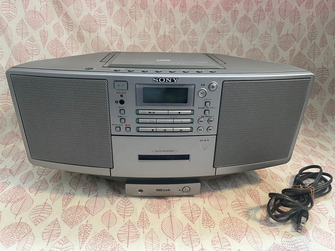 動作品】SONY ソニー CDラジカセ ZS-D5 レトロ - メルカリ