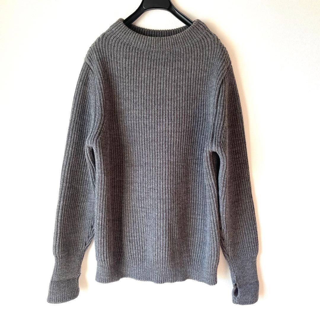 美品 ANDERSEN-ANDERSEN ニットセーター S グレー アンデルセンアンデルセン ANDERSEN-ANDERSEN ニット クルーネック