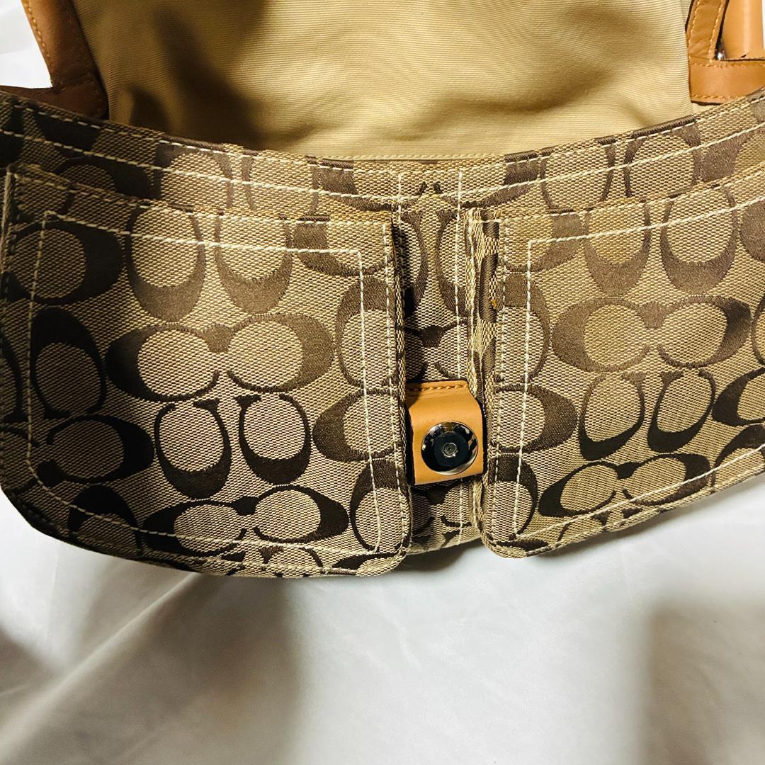 《美品》COACH ワンショルダーバッグ シグネチャー ソーホー ハンドバッグ