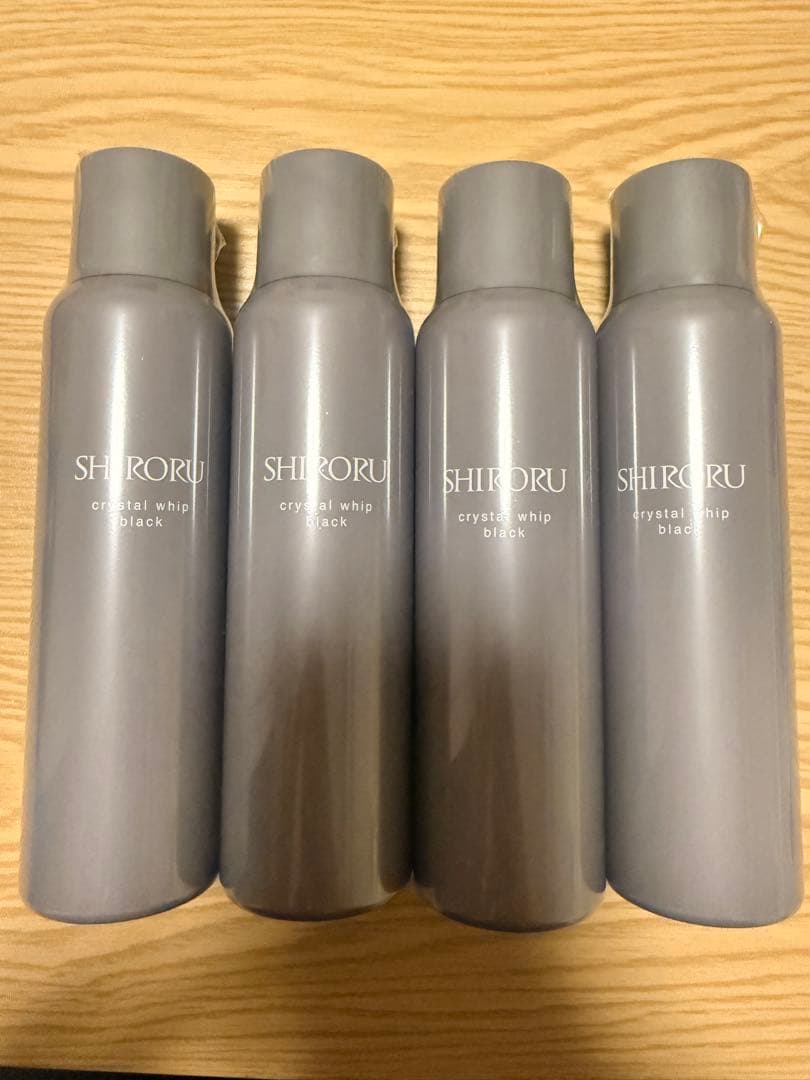 SHIRORU クリスタルホイップ ブラック4本セット クリスタルホイップ ブラック｜SHIRORU(シロル)公式オンラインストア