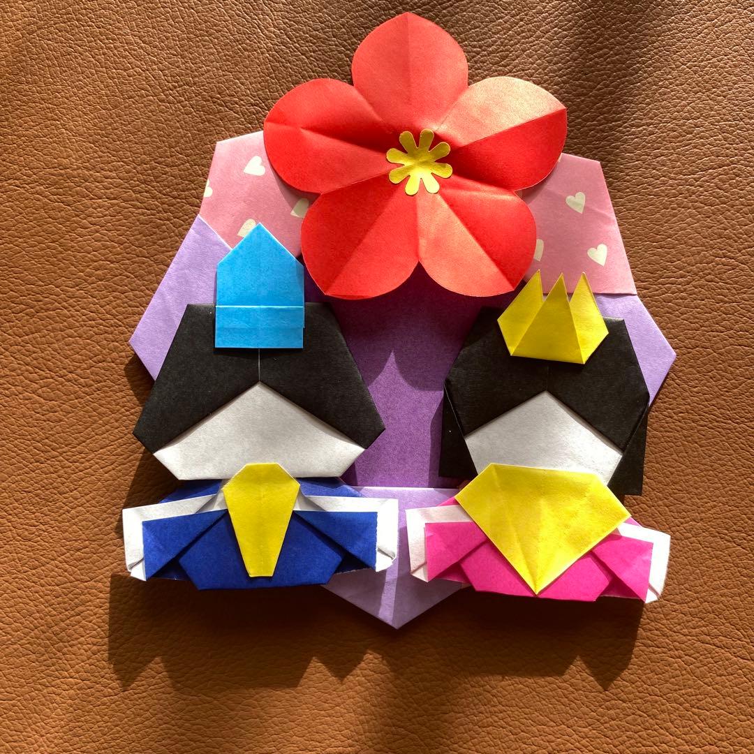 ひな祭り 3月 制作キット 8個 折り紙 壁面飾り 飾り ハンドメイド