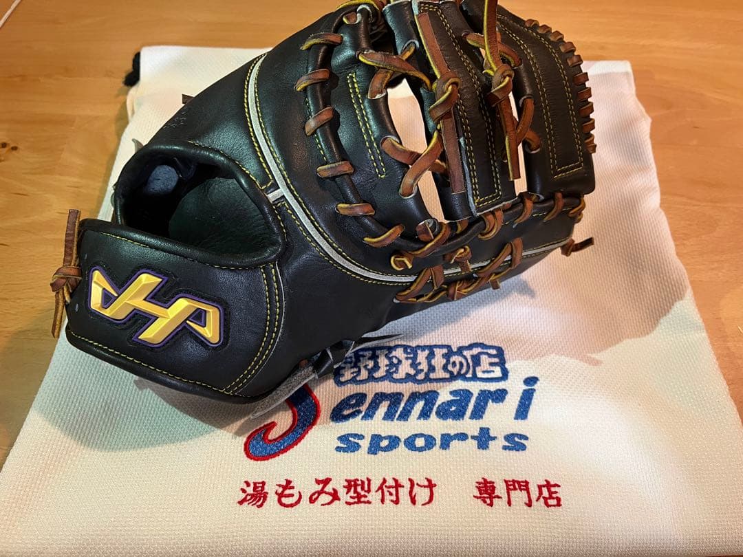 新品　湯もみ型付け済み　硬式ファーストミット　ハタケヤマ　K-F03 楽天市場】【ハタケヤマ 硬式ファーストミット型付け無料 K-F03 K