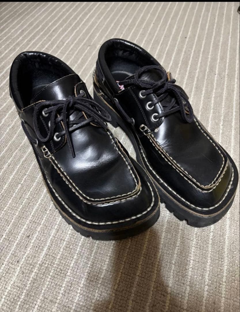 camper lab カンペールラボ EKI ドレスシューズ モード 個性的 A500014-001_FF.jpg