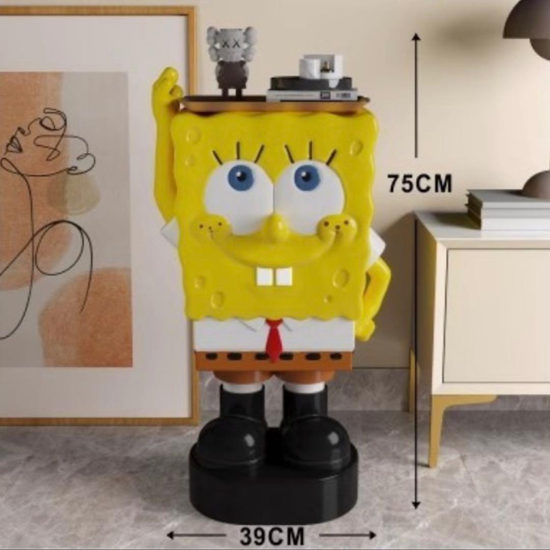 スポンジボブ　特大インテリア フィギュア　置き物 新品 スポンジボブ 特大インテリア フィギュア 置き物 - メルカリ