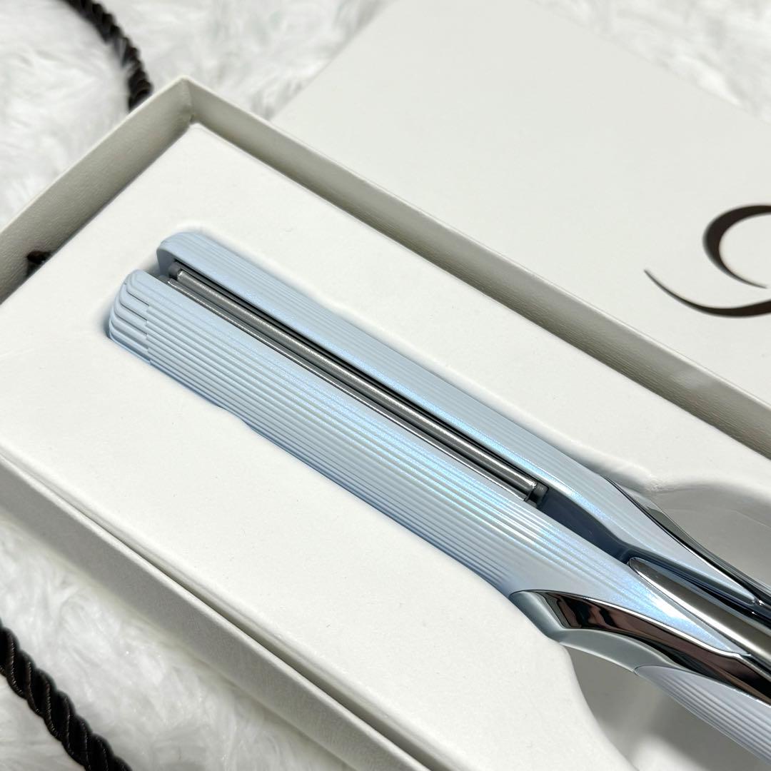 新品同様】 リファ ストレートアイロン プロ RE-AT ホワイト 水色