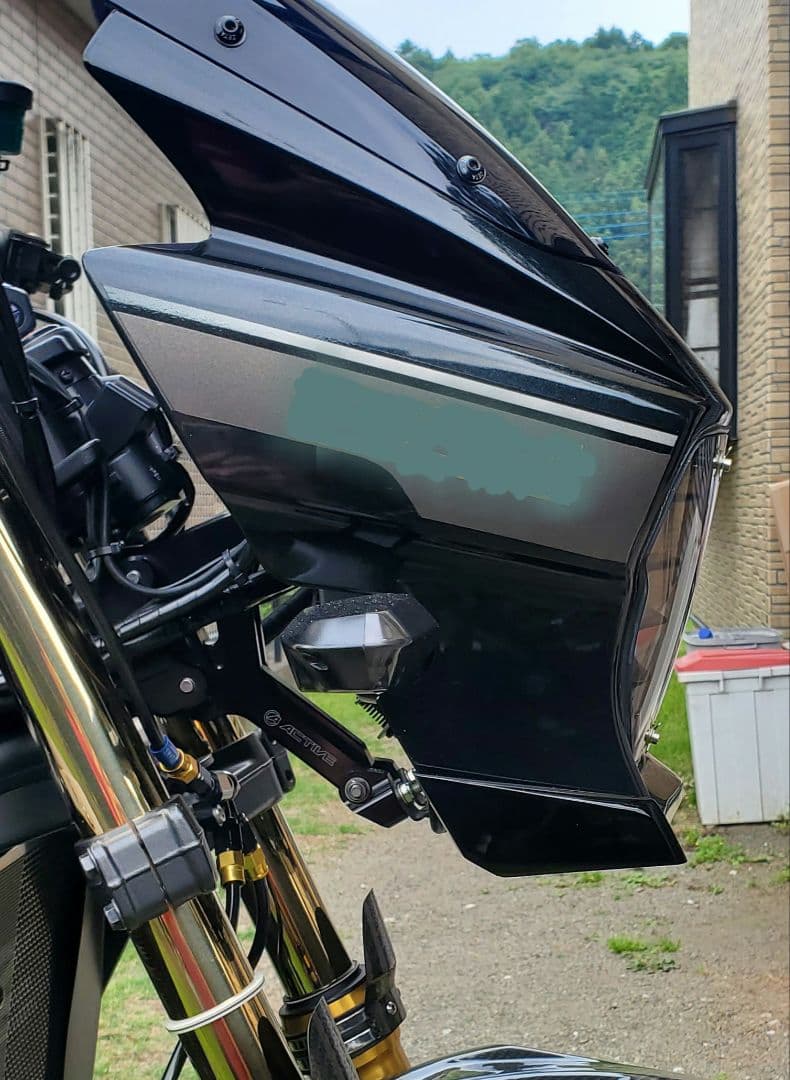 ZRX1200ダエグ用 Ver2 カウルスポイラー - メルカリ