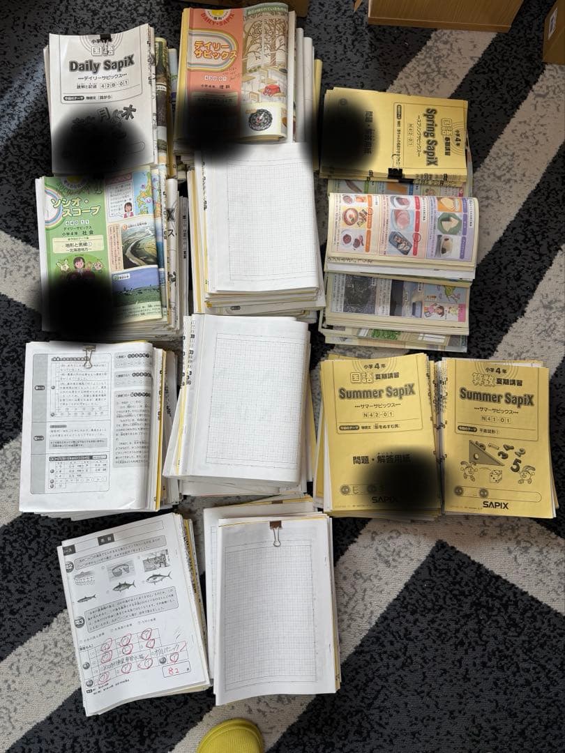 サピックス SAPIX最新小学4年生2023年度 一年分フルセット欠け番なし サピックス SAPIX最新小学4年生2023年度 一年分フルセット欠け番なし
