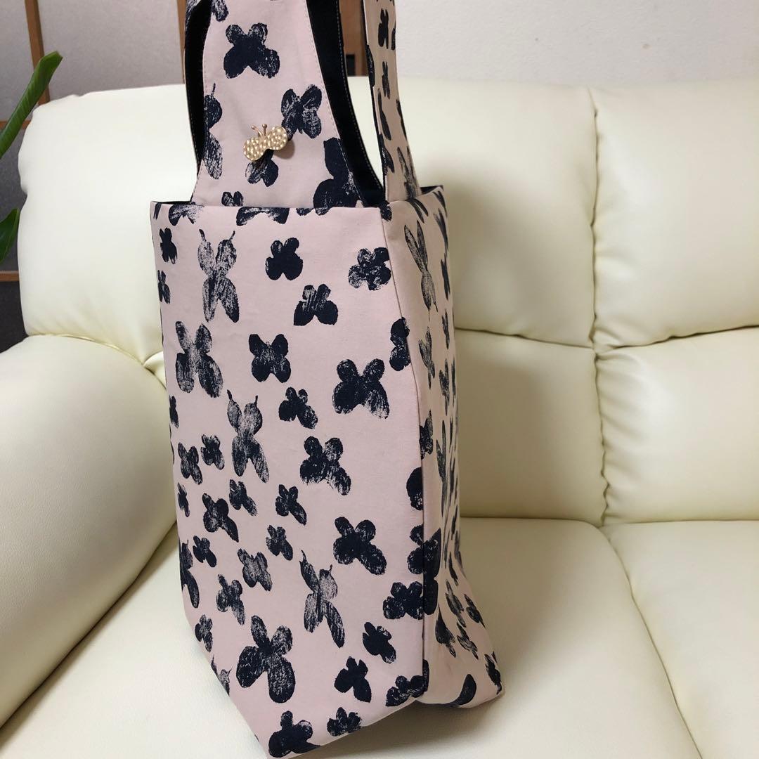 グランドトート&ブローチ♡ミナペルホネン 《memoria全面＊ベージュ》