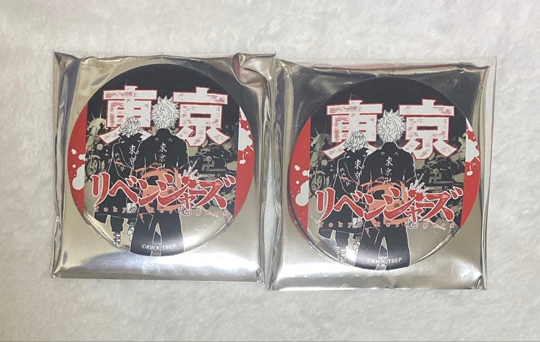 東京卍リベンジャーズ 新体験展 最後の世界線 7.5cm銀面缶バッジ 台湾