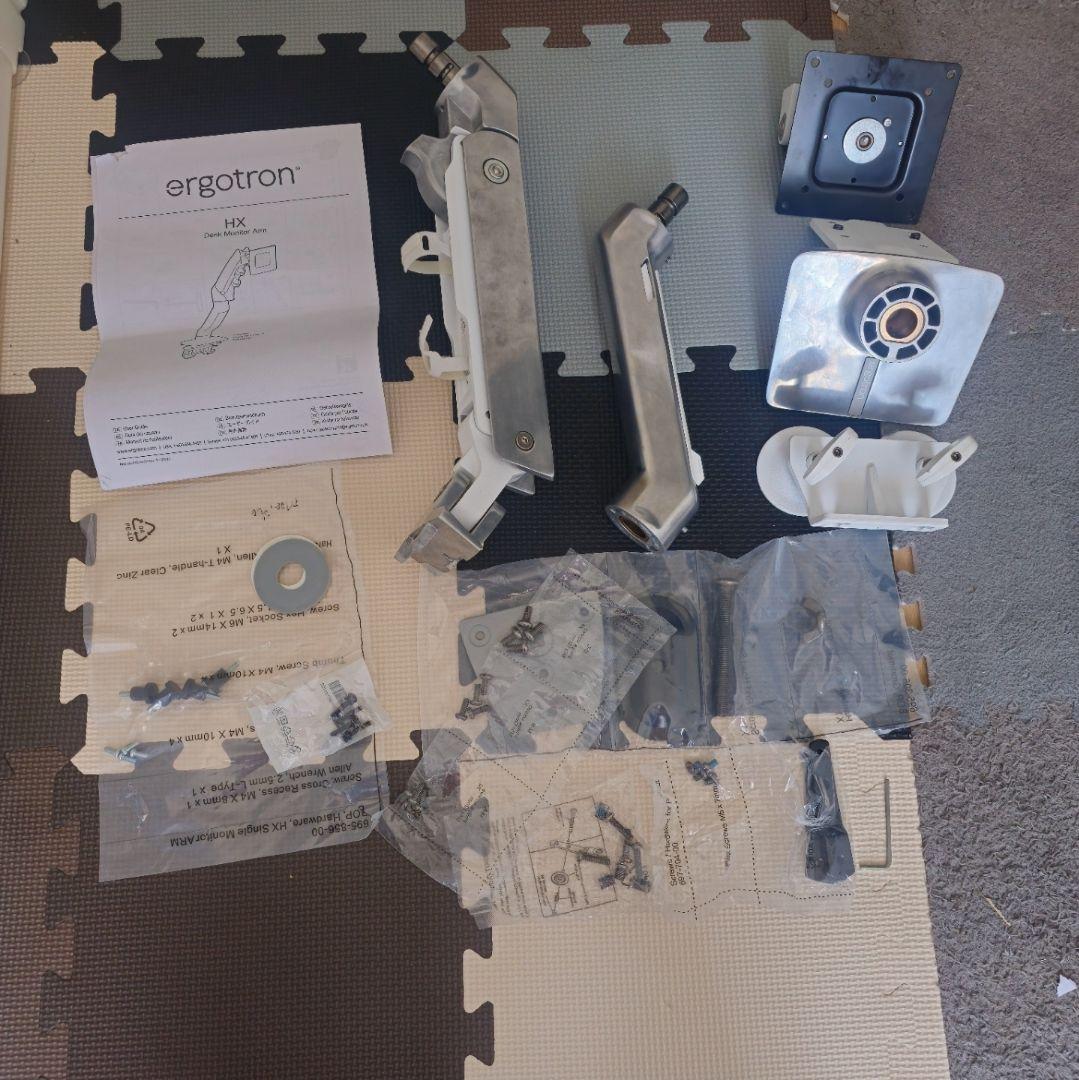 D*読様 Ergotron HX モニターアーム VESA アダプタ セット Amazon.com: Ergotron – HX Dual Monitor Arm, VESA Desk Mount – for