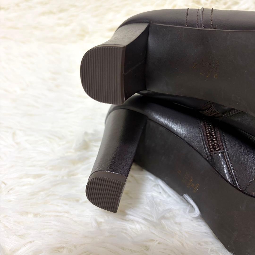 未使用品✨DIANA ショートブーツ ベルト ブラウン 日本製 23.5cm