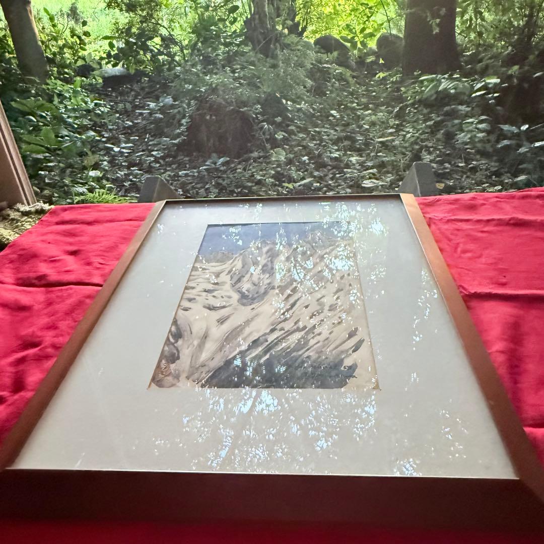 2216様感謝‼️山の画家 山川勇一郎 作 「ジュガール・ヒマール」水彩画
