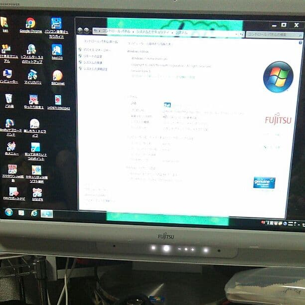 一体型FMVFE60NTW タッチパネル 地デジ無し 無線LANなし