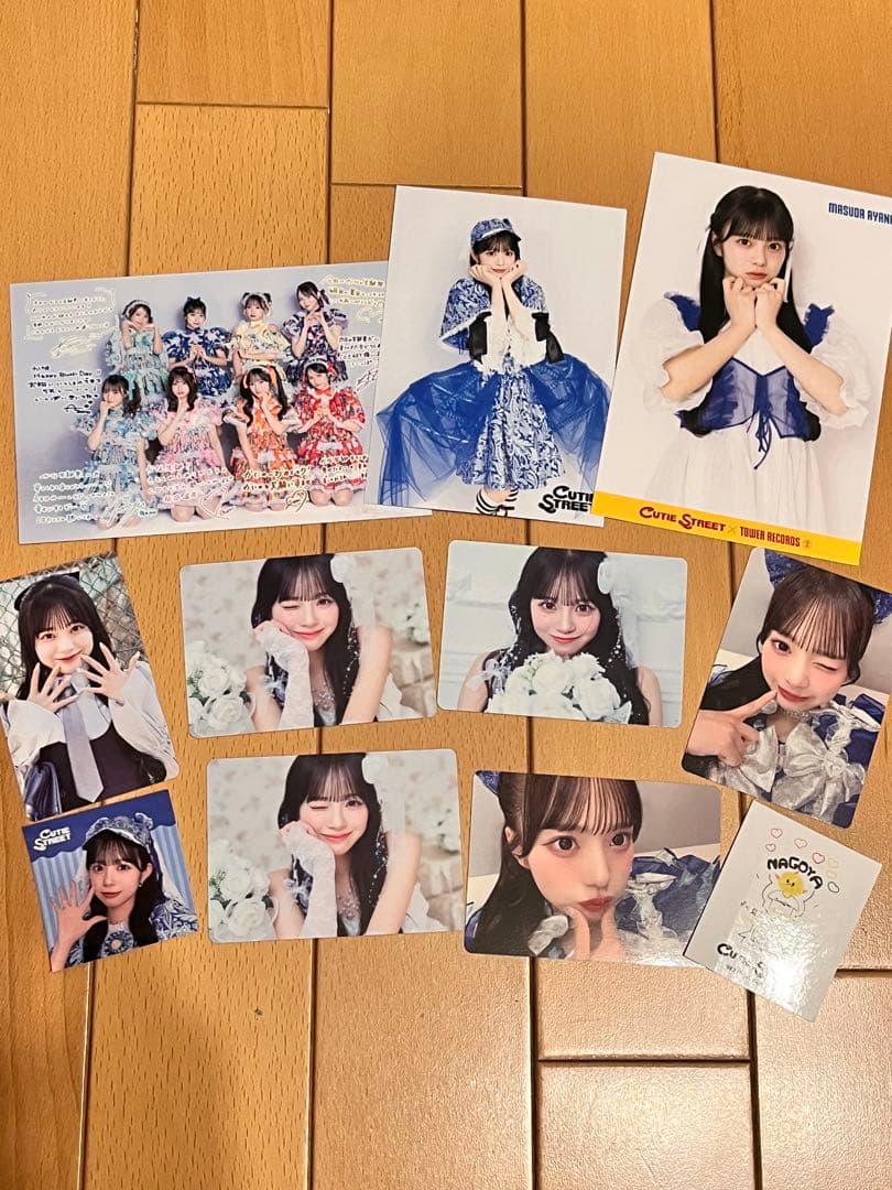 cutie streetキュースト増田彩乃写真トレカステッカーセット - メルカリ