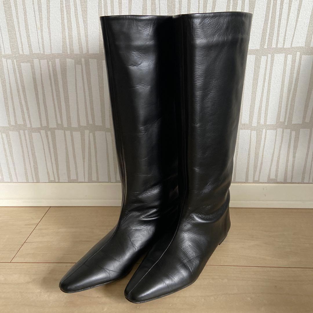 金子綾×Dhyanaロングブーツ - メルカリ