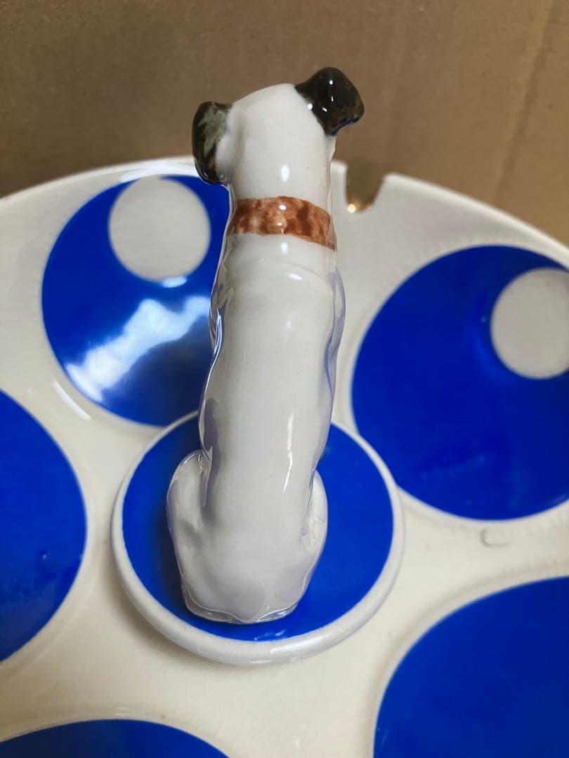 万博ビクター犬ニッパー犬置物EXPO'70灰皿昭和レトロ万国博覧会開催小物