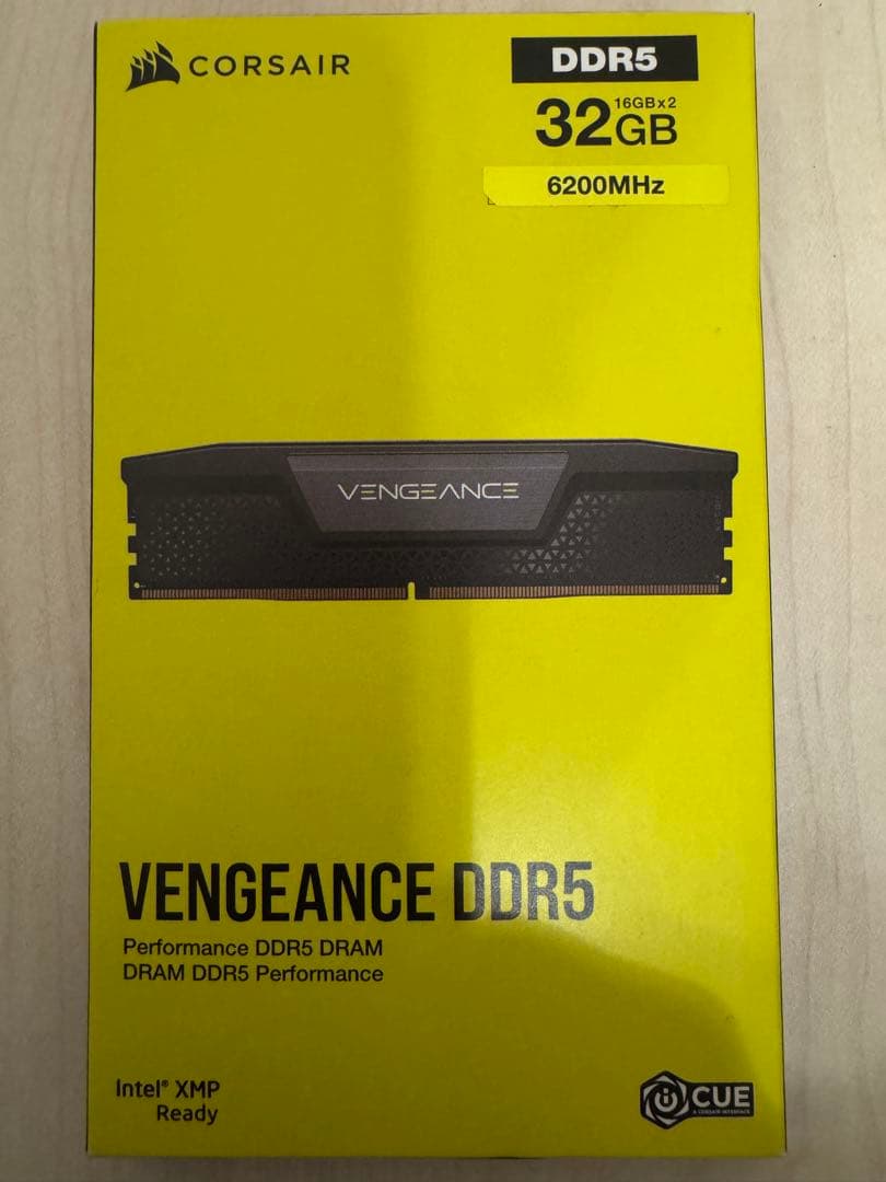 Corsair コルセア DDR5-6200MHz 32GB (16GB×2枚) Amazon | CORSAIR DDR5-6200MHz デスクトップPC用メモリ VENGEANCE RGB