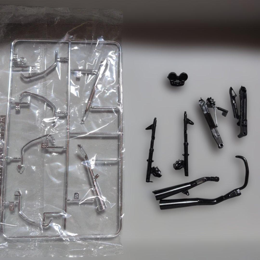 バイクプラモ1/12ゼファーパーツ マフラー 説明欄お読みください