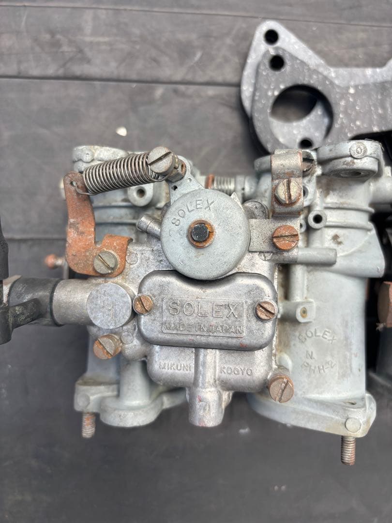 当時物旧車ソレックス2型40パイミクニキャブレターSOLEX ハコスカ