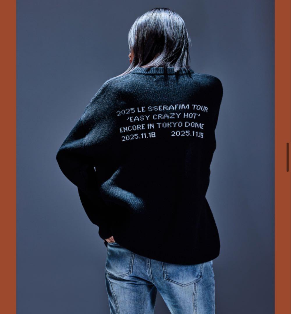 LE SSERAFIM ニット Mサイズ トレカ付き 東京ドーム ルセラ - メルカリ