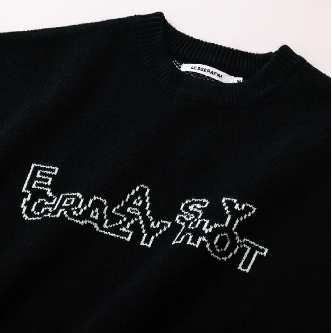 LE SSERAFIM ニット Mサイズ トレカ付き 東京ドーム ルセラ - メルカリ