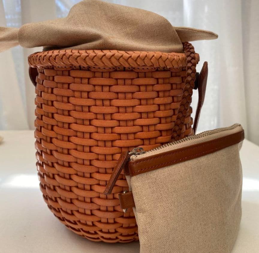 フォクシー＊ハンプトンバスケット＊foxey＊籠バッグ＊かごバッグ フォクシー＊ハンプトンバスケット＊foxey＊籠バッグ＊かごバッグ