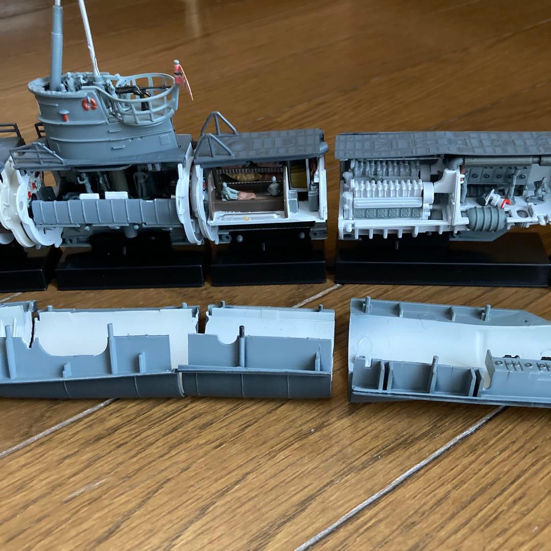 タルガ 高密度模型U-ボート迷彩モデル1/144潜水艦内部構造 - メルカリ