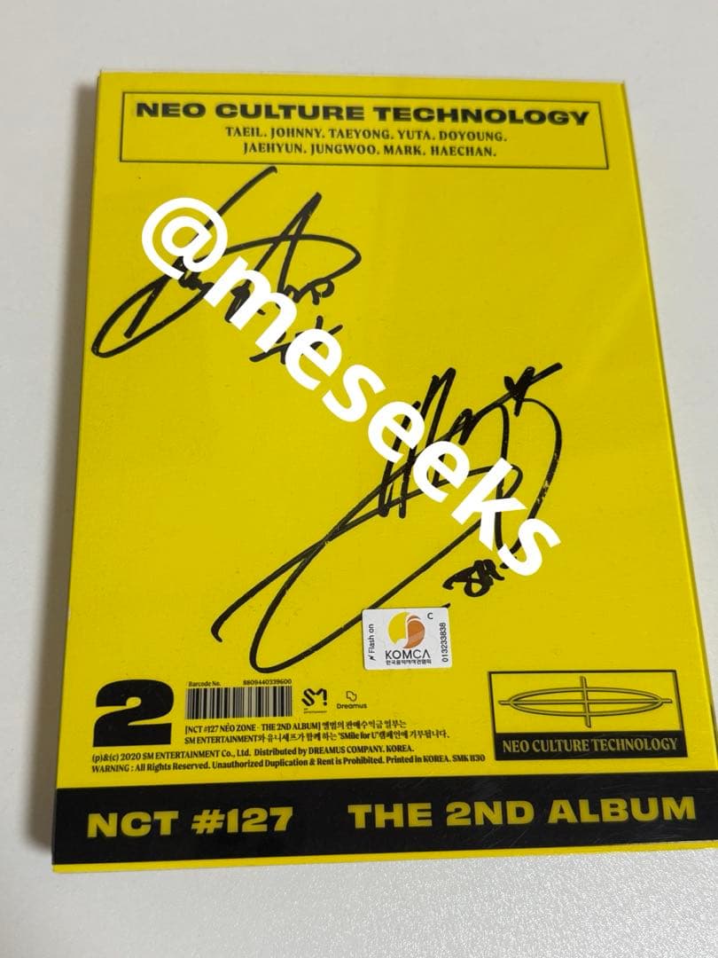 限定値下げ NCT127 ジェヒョン ユウタ 直筆サイン入りアルバム - メルカリ