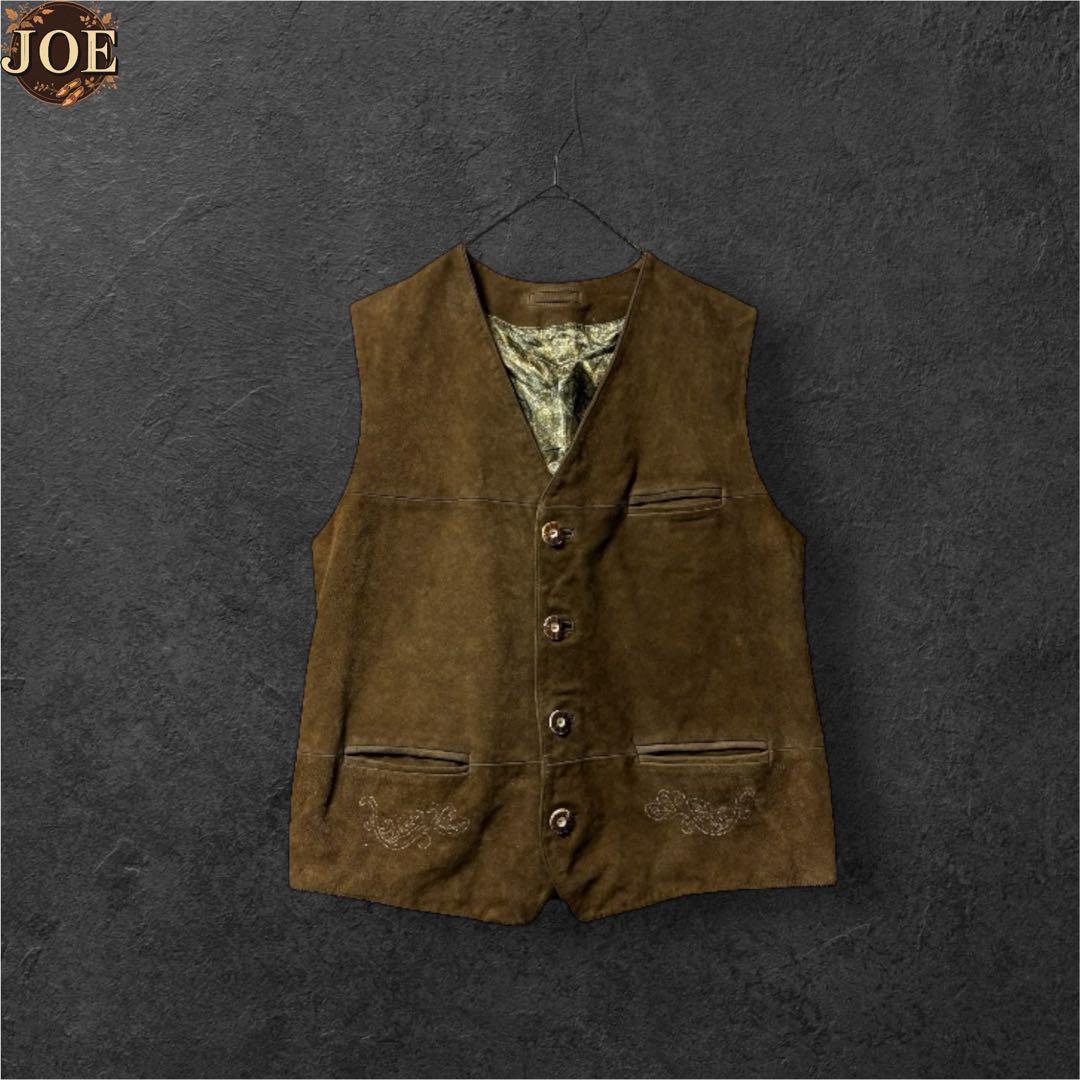Sunagawa【希少】90sユーロ古着スエードレザーベストアラベスク刺繍 240802-02865_1600x.jpg?v=