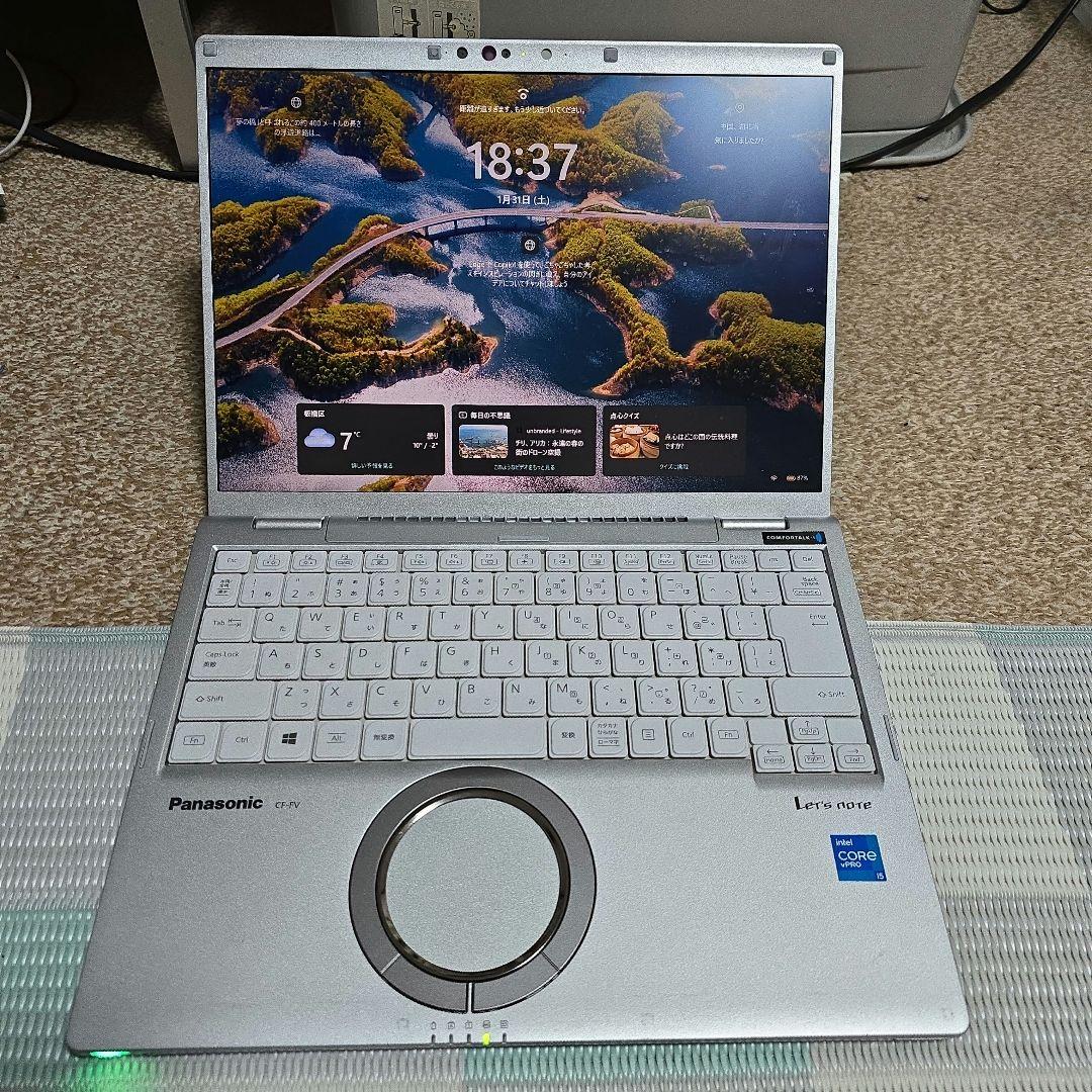 Windowsノート本体 Panasonic Let's note CF-FV1RDEVS Let's note Panasonic（パナソニック） Let's FV1 CF-FV1RDEVS : GIGA