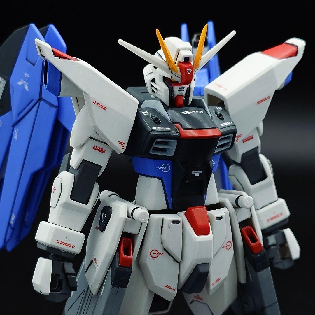 HG 1/144 フリーダムガンダム 全塗装完成品 - メルカリ