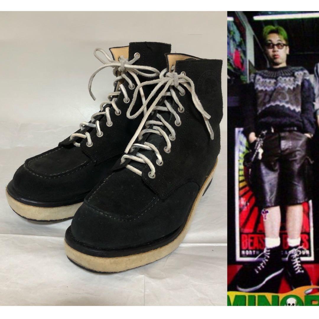 UNDERCOVER 96 ドクロ期 フェルトソールブーツ ジョニオ着 - メルカリ