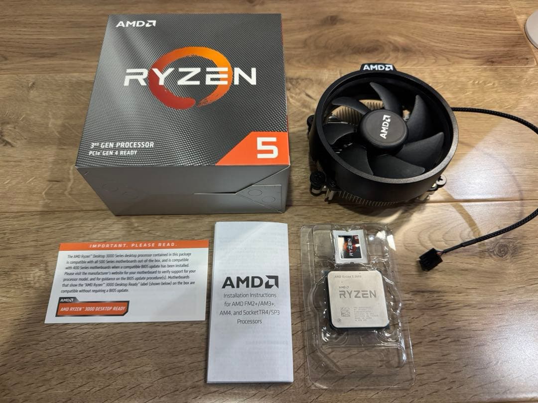 AMD CPU RYZEN 5 3600 中古 AMD Ryzen 5 3600 6-Core 12-Thread Unlocked Desktop Processor 100