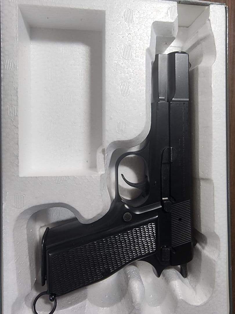 マルシン　ブローニングハイパワー　モデルガン マルシン発火モデルガン ブローニングハイパワー ミリタリー HW 木製