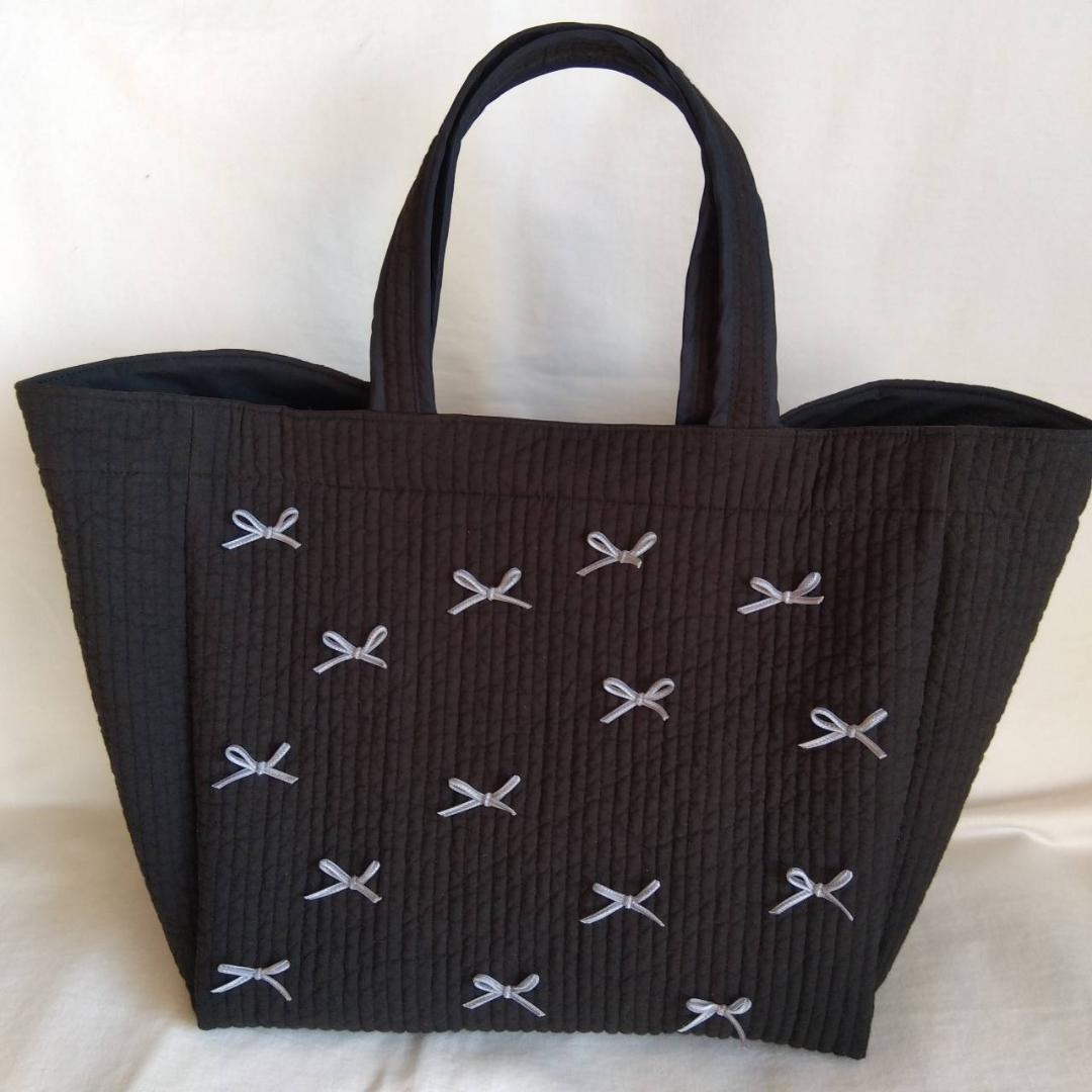 外ポケット W マグネット 底板ポリ黒 RG☆ピクニックトート