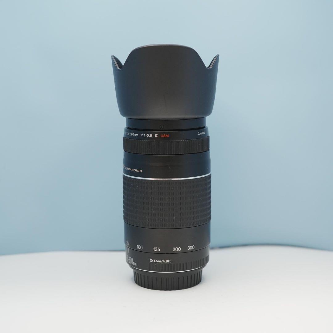 Canon純正 75-300mm 望遠レンズ 美品 a4526 - メルカリ