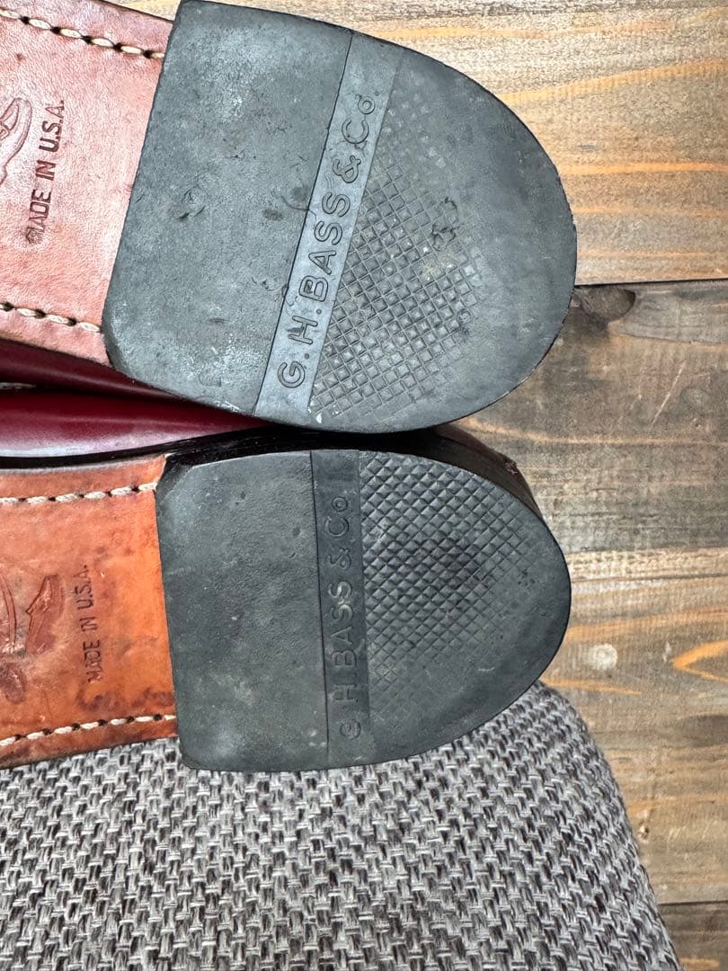 【MADE IN USA】G.H.BASS LOGAN US7 25cm