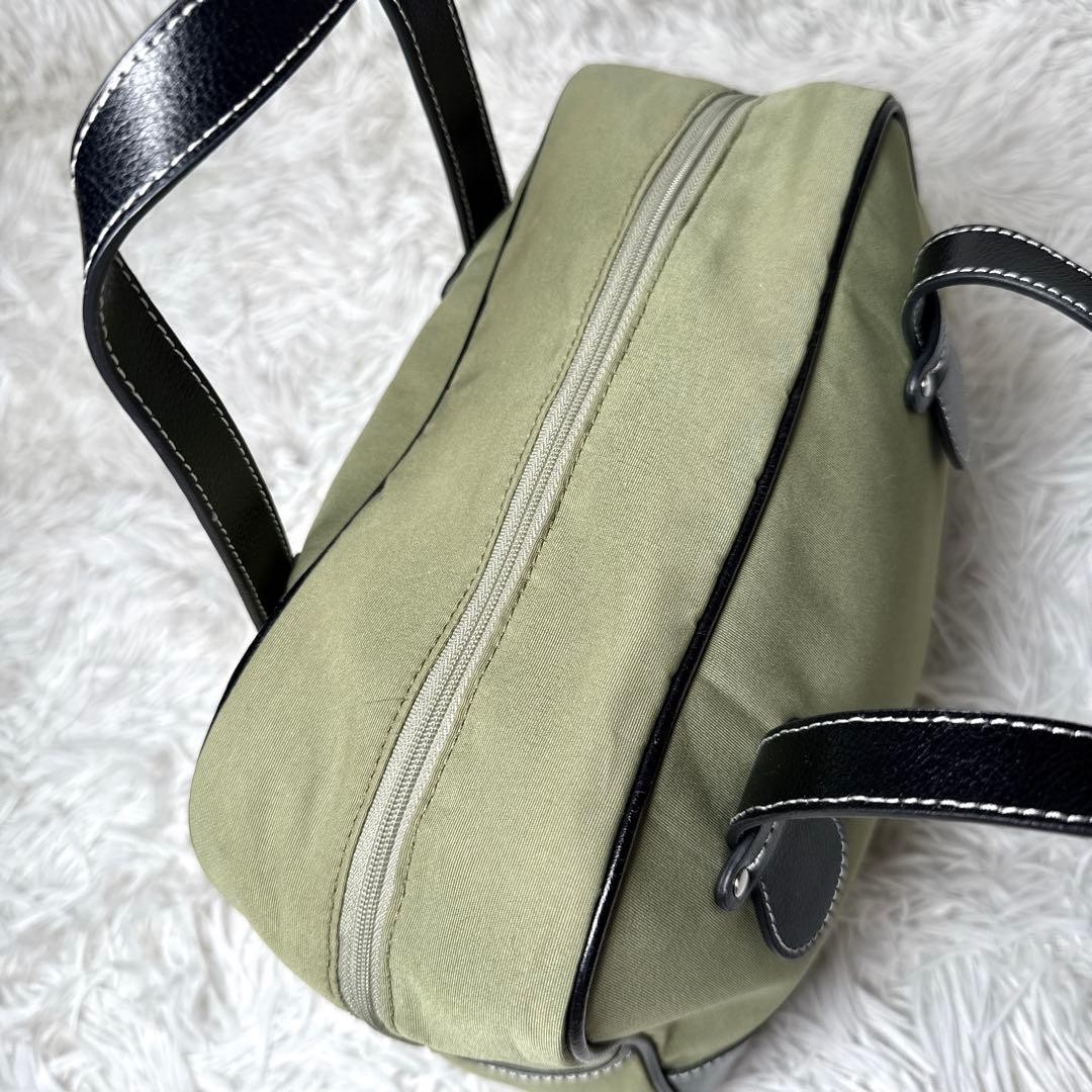 皇室御用達✨ハマノ 濱野 バッグインバック付き ハンドバッグ 牛革