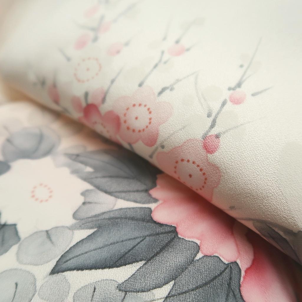 ME161 付下げ 身丈165cm トールサイズ 牡丹 - メルカリ