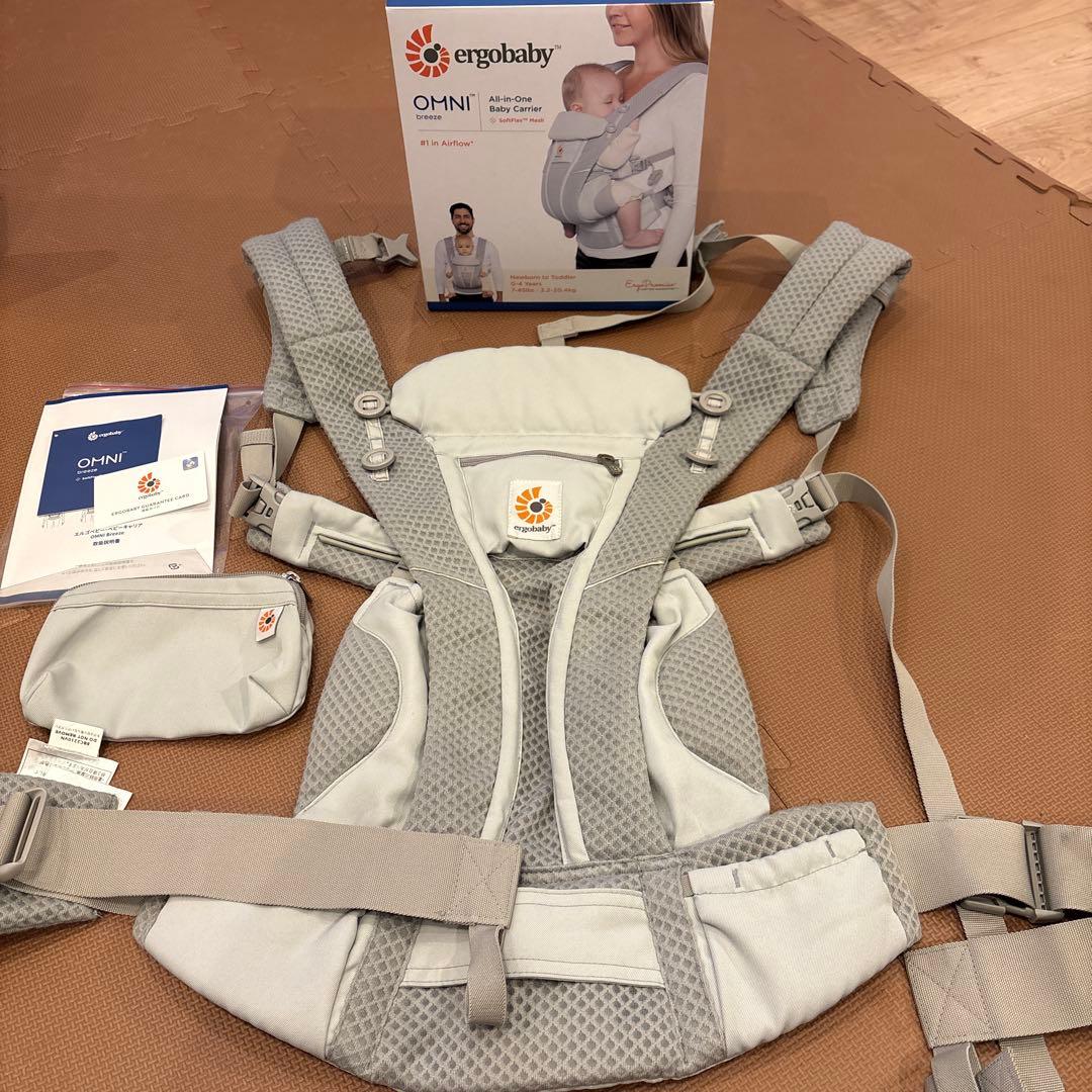 ergobaby OMNI breeze 360 抱っこ紐 パールグレー - メルカリ