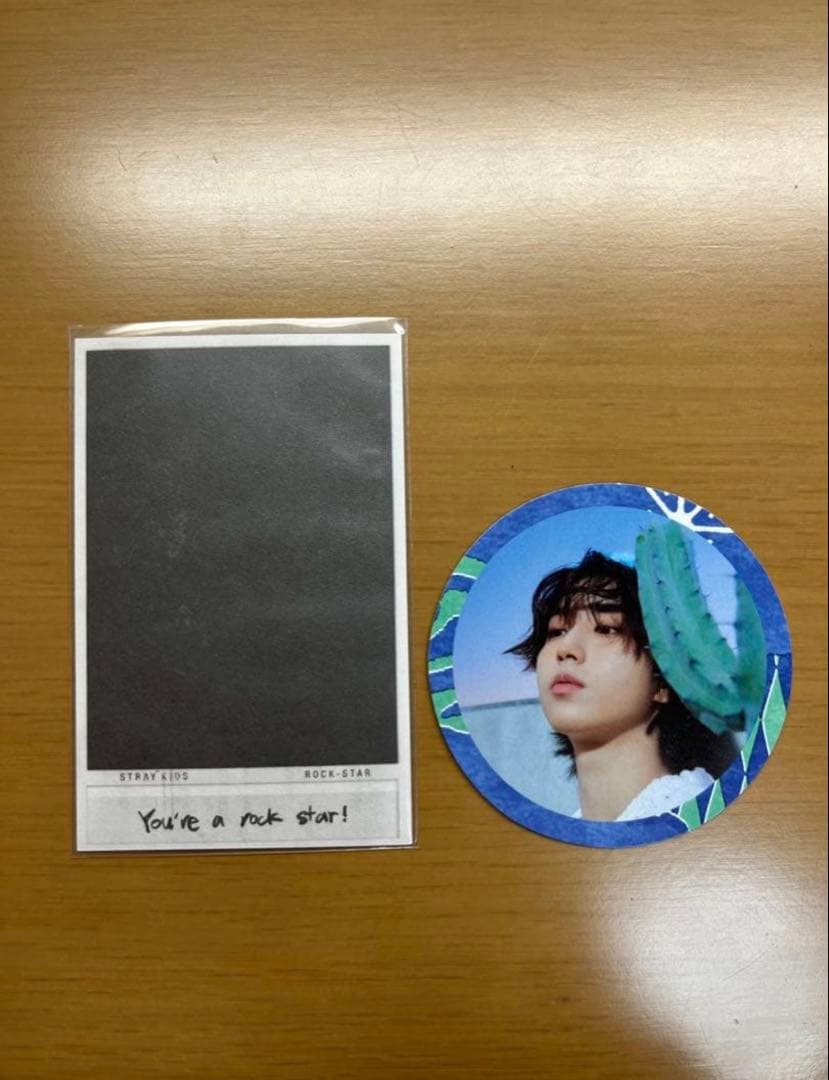 StrayKids スキズ 樂-STAR ポラロイドトレカ ステッカー ハン - メルカリ
