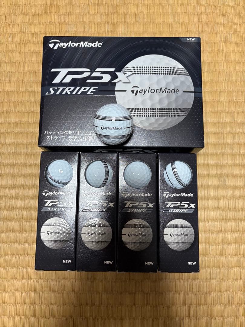 TaylorMade TP5X STRIPE 24個入り TaylorMade 2024 TP5x Stripe Golf Balls - The GolfWorks