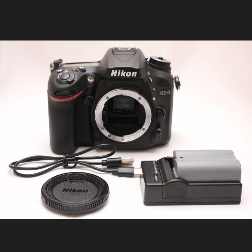 新品級!!ショット極少♪ニコン Nikon D7200 ボディ＃194 Amazon.com : Nikon D7200 24.2 MP DX-Format Digital SLR Body with