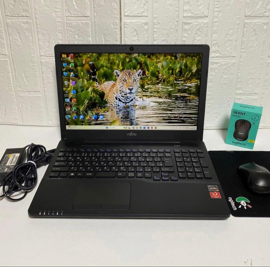 Windows11 オフィス付きRYZEN7 SSD256GB 富士通ノートPC 富士通（FUJITSU） ノートパソコン Office搭載 新品 同様 windows11