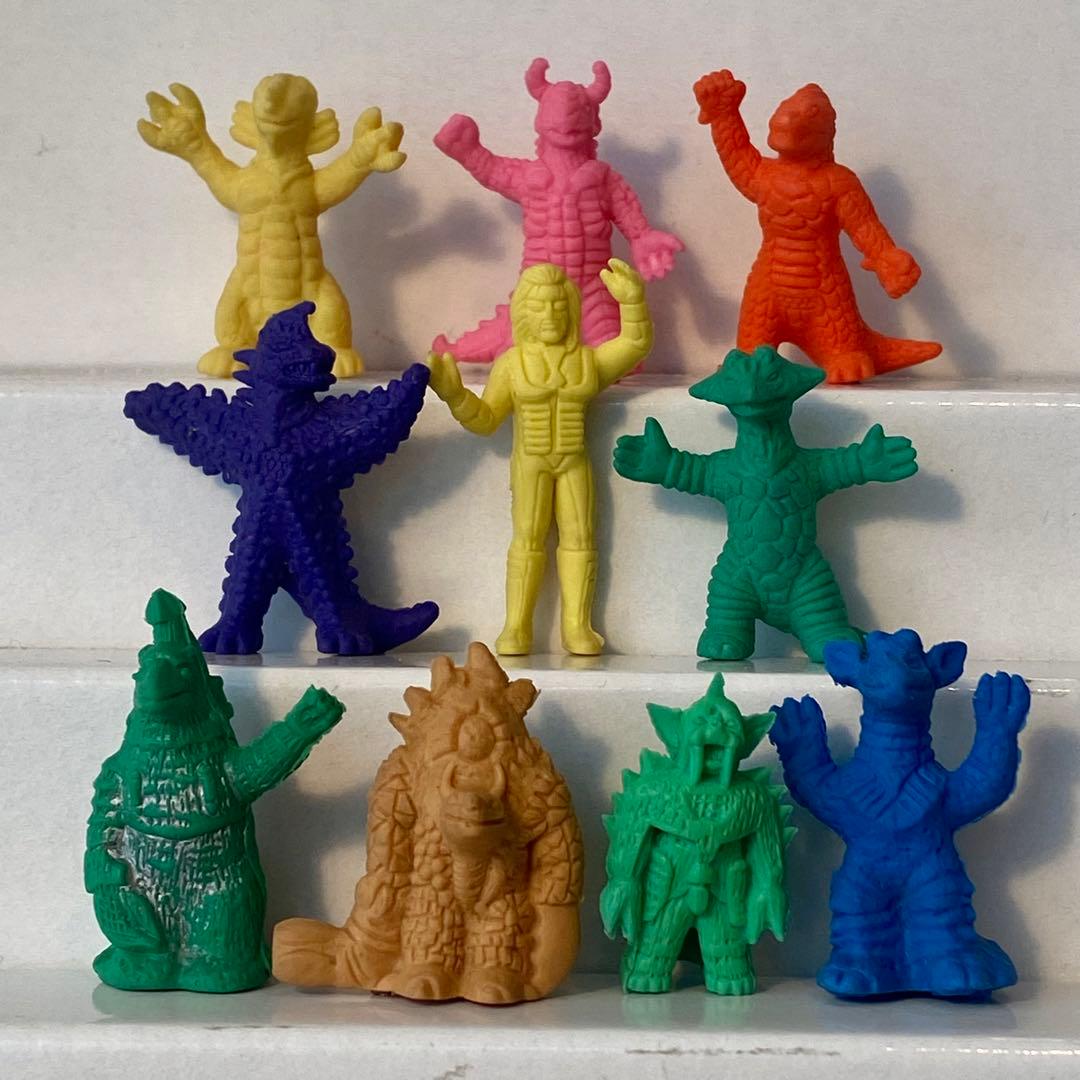 当時モノ 流星人間ゾーン メガロマン 怪獣消しゴムセット - メルカリ