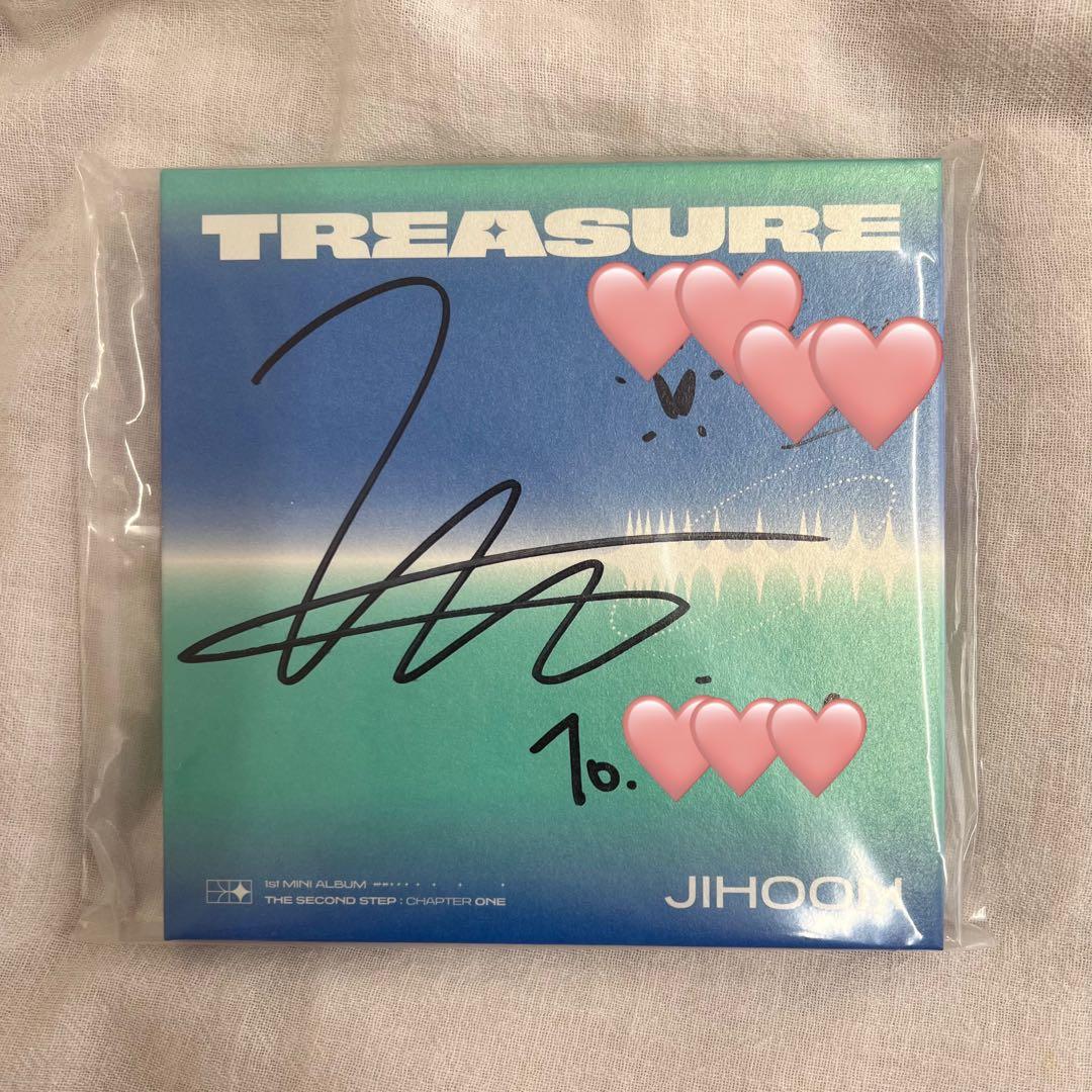 treasure ジフン 直筆サイン アルバム jikjin - メルカリ