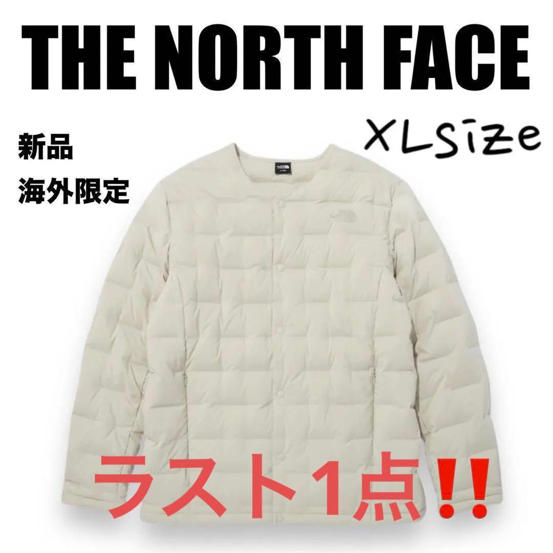 新品⭐️ノースフェイス チューブダウンカーディガン ベージュXL 韓国