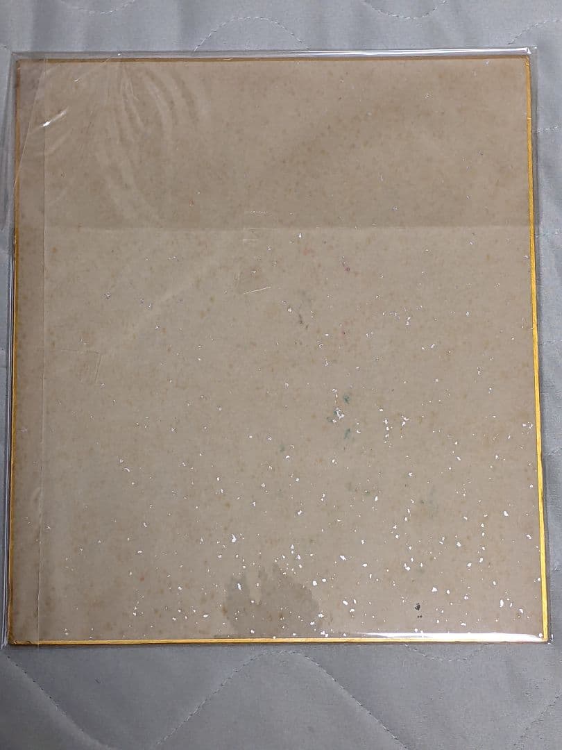 真崎 守 直筆カラー色紙